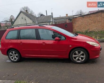 Красный Пежо 307, объемом двигателя 1.59 л и пробегом 350 тыс. км за 3650 $, фото 8 на Automoto.ua