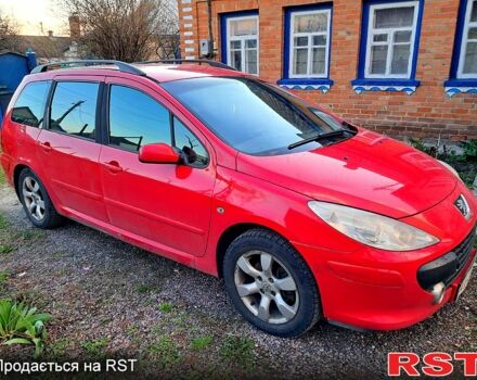 Красный Пежо 307, объемом двигателя 16 л и пробегом 255 тыс. км за 3400 $, фото 8 на Automoto.ua