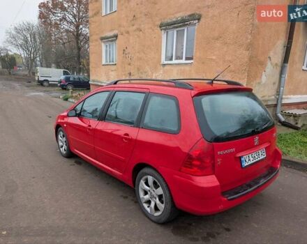 Красный Пежо 307, объемом двигателя 1.59 л и пробегом 350 тыс. км за 3650 $, фото 13 на Automoto.ua