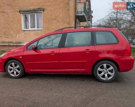 Красный Пежо 307, объемом двигателя 1.59 л и пробегом 350 тыс. км за 3650 $, фото 12 на Automoto.ua