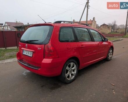 Красный Пежо 307, объемом двигателя 1.59 л и пробегом 350 тыс. км за 3650 $, фото 9 на Automoto.ua