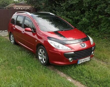 Червоний Пежо 307, об'ємом двигуна 2 л та пробігом 170 тис. км за 4200 $, фото 22 на Automoto.ua