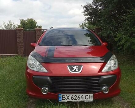 Червоний Пежо 307, об'ємом двигуна 2 л та пробігом 170 тис. км за 4200 $, фото 25 на Automoto.ua