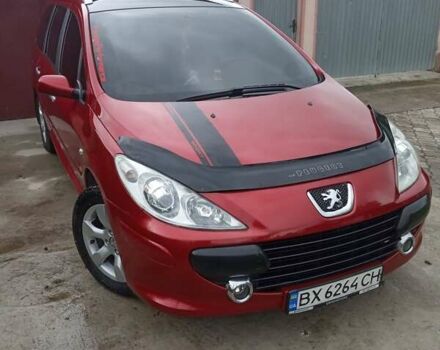 Червоний Пежо 307, об'ємом двигуна 2 л та пробігом 170 тис. км за 4200 $, фото 16 на Automoto.ua