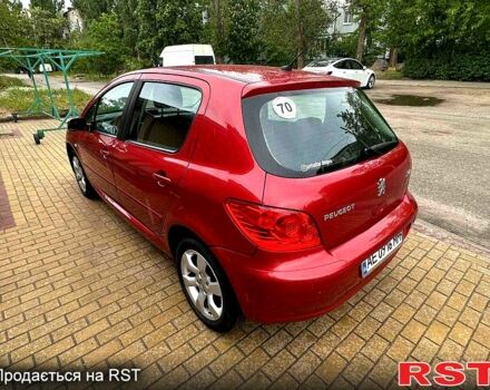 Красный Пежо 307, объемом двигателя 2 л и пробегом 269 тыс. км за 4700 $, фото 1 на Automoto.ua