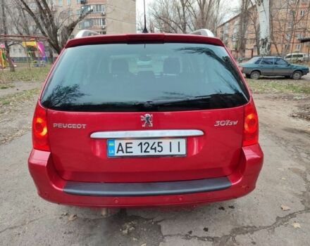 Червоний Пежо 307, об'ємом двигуна 2 л та пробігом 245 тис. км за 4999 $, фото 3 на Automoto.ua