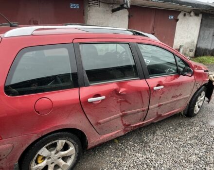 Пежо 307 2007 в Кривом Роге на Automoto.ua Красный Пежо 307, объемом двигателя 2 л и пробегом 272 тыс. км за 2100 $, фото 3 на Automoto.ua