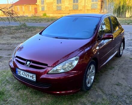 Червоний Пежо 307, об'ємом двигуна 2 л та пробігом 250 тис. км за 3500 $, фото 1 на Automoto.ua