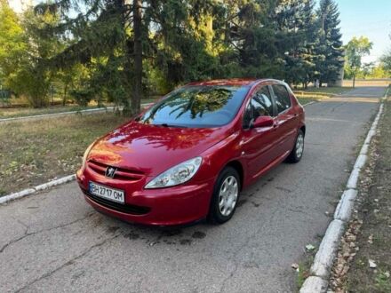 Червоний Пежо 307, об'ємом двигуна 1.6 л та пробігом 210 тис. км за 4200 $, фото 1 на Automoto.ua