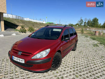 Червоний Пежо 307, об'ємом двигуна 2 л та пробігом 374 тис. км за 4200 $, фото 1 на Automoto.ua