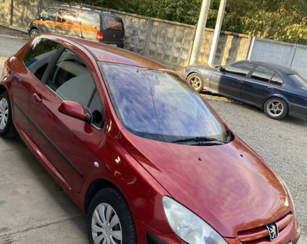 Червоний Пежо 307, об'ємом двигуна 1.59 л та пробігом 140 тис. км за 3700 $, фото 1 на Automoto.ua