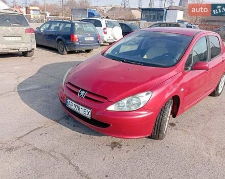Червоний Пежо 307, об'ємом двигуна 2 л та пробігом 230 тис. км за 3200 $, фото 1 на Automoto.ua