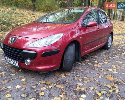 Пежо 307 2006 в Тернополе на Automoto.ua Красный Пежо 307, объемом двигателя 1.59 л и пробегом 162 тыс. км за 3500 $, фото 1 на Automoto.ua