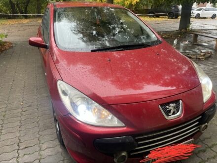 Червоний Пежо 307, об'ємом двигуна 2 л та пробігом 211 тис. км за 3200 $, фото 1 на Automoto.ua