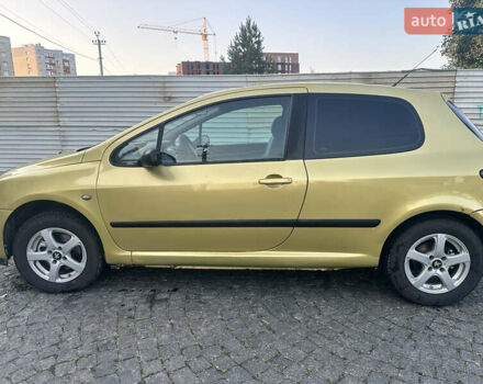 Жовтий Пежо 307, об'ємом двигуна 1.59 л та пробігом 292 тис. км за 2800 $, фото 3 на Automoto.ua