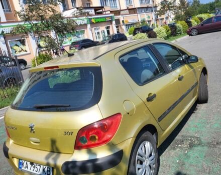 Желтый Пежо 307, объемом двигателя 1.6 л и пробегом 264 тыс. км за 3400 $, фото 1 на Automoto.ua