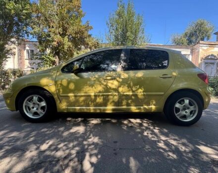 Желтый Пежо 307, объемом двигателя 1.6 л и пробегом 260 тыс. км за 4000 $, фото 4 на Automoto.ua