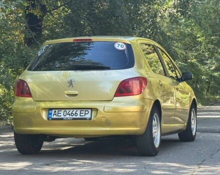 Желтый Пежо 307, объемом двигателя 1.6 л и пробегом 260 тыс. км за 4000 $, фото 6 на Automoto.ua