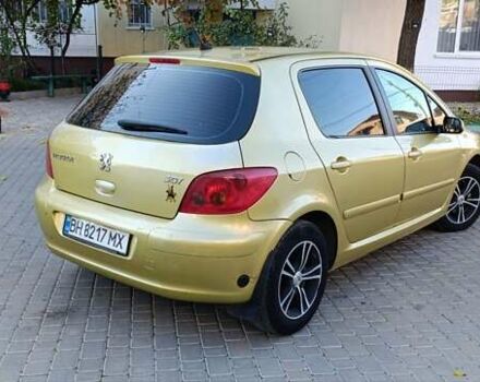 Желтый Пежо 307, объемом двигателя 1.6 л и пробегом 260 тыс. км за 3500 $, фото 1 на Automoto.ua