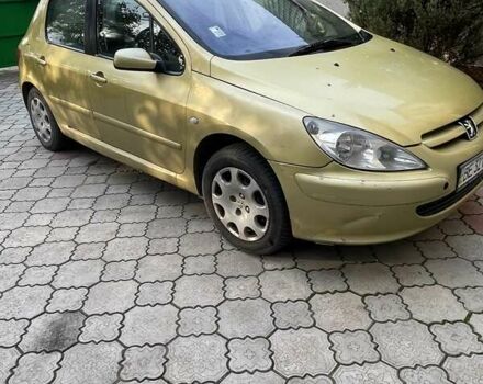 Желтый Пежо 307, объемом двигателя 1.6 л и пробегом 243 тыс. км за 3780 $, фото 2 на Automoto.ua