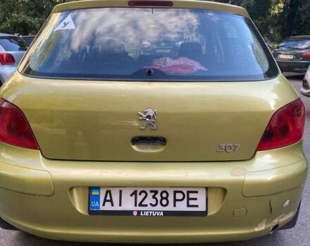 Жовтий Пежо 307, об'ємом двигуна 1.59 л та пробігом 280 тис. км за 3300 $, фото 24 на Automoto.ua