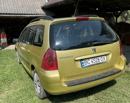 Жовтий Пежо 307, об'ємом двигуна 2 л та пробігом 210 тис. км за 3000 $, фото 3 на Automoto.ua