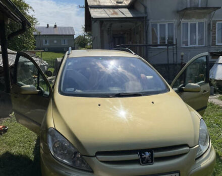 Жовтий Пежо 307, об'ємом двигуна 2 л та пробігом 210 тис. км за 3000 $, фото 1 на Automoto.ua