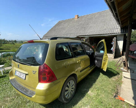 Жовтий Пежо 307, об'ємом двигуна 2 л та пробігом 210 тис. км за 3000 $, фото 5 на Automoto.ua