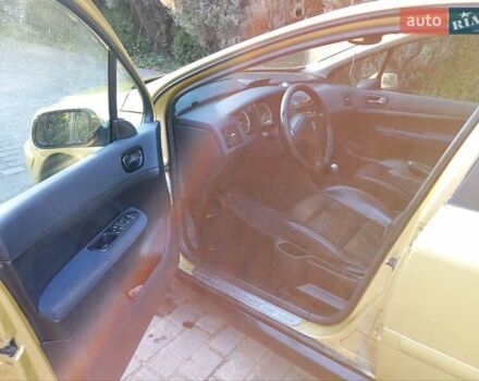 Жовтий Пежо 307, об'ємом двигуна 1.97 л та пробігом 382 тис. км за 2900 $, фото 8 на Automoto.ua