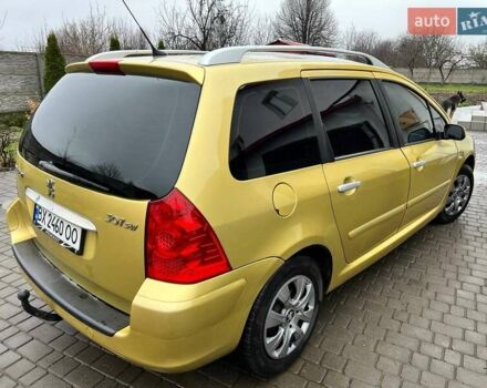 Желтый Пежо 307, объемом двигателя 1.6 л и пробегом 204 тыс. км за 3950 $, фото 12 на Automoto.ua