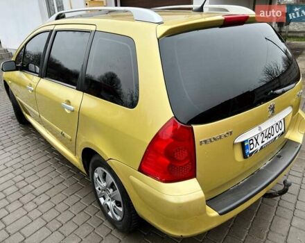Желтый Пежо 307, объемом двигателя 1.6 л и пробегом 204 тыс. км за 3950 $, фото 11 на Automoto.ua