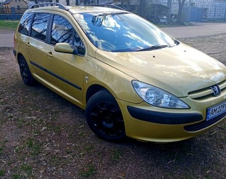 Жовтий Пежо 307, об'ємом двигуна 1.4 л та пробігом 301 тис. км за 4300 $, фото 1 на Automoto.ua