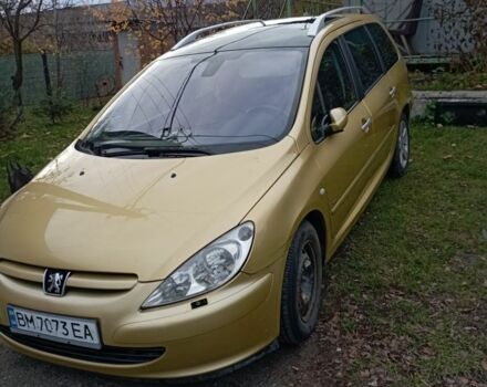 Жовтий Пежо 307, об'ємом двигуна 1.6 л та пробігом 240 тис. км за 3102 $, фото 1 на Automoto.ua