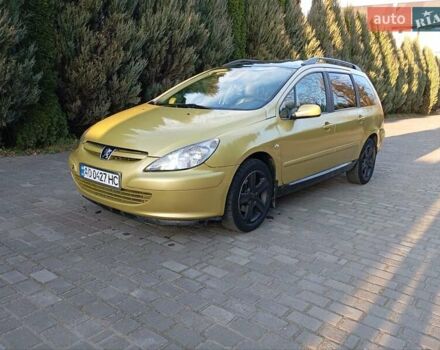 Жовтий Пежо 307, об'ємом двигуна 1.97 л та пробігом 382 тис. км за 2900 $, фото 1 на Automoto.ua