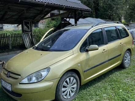 Жовтий Пежо 307, об'ємом двигуна 2 л та пробігом 210 тис. км за 3000 $, фото 1 на Automoto.ua