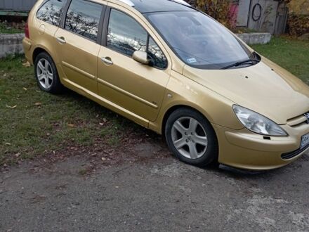 Желтый Пежо 307, объемом двигателя 1.6 л и пробегом 240 тыс. км за 3102 $, фото 1 на Automoto.ua