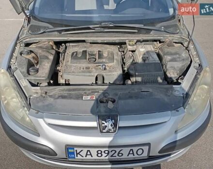 Сірий Пежо 307, об'ємом двигуна 2 л та пробігом 355 тис. км за 3300 $, фото 14 на Automoto.ua