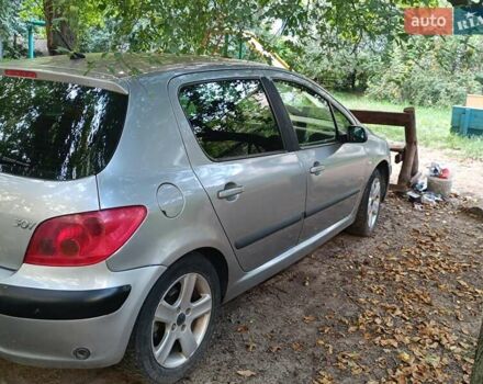 Серый Пежо 307, объемом двигателя 2 л и пробегом 260 тыс. км за 3500 $, фото 8 на Automoto.ua