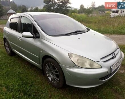 Серый Пежо 307, объемом двигателя 1.6 л и пробегом 209 тыс. км за 4200 $, фото 2 на Automoto.ua
