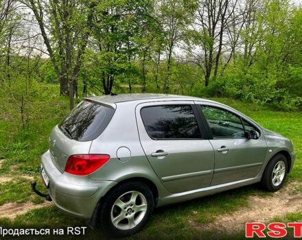 Сірий Пежо 307, об'ємом двигуна 1.6 л та пробігом 176 тис. км за 3700 $, фото 6 на Automoto.ua