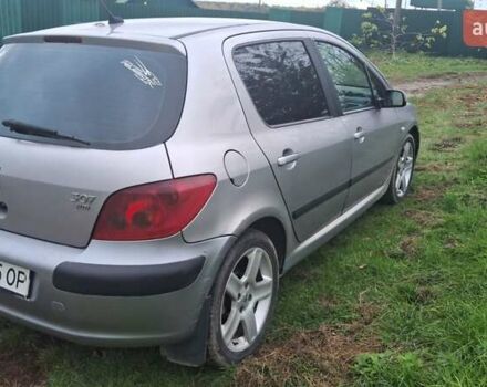 Серый Пежо 307, объемом двигателя 2 л и пробегом 328 тыс. км за 3000 $, фото 5 на Automoto.ua