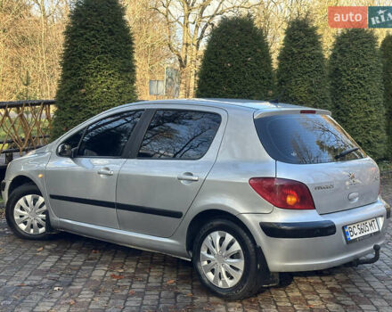 Сірий Пежо 307, об'ємом двигуна 1.4 л та пробігом 380 тис. км за 2999 $, фото 53 на Automoto.ua