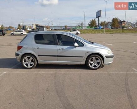 Сірий Пежо 307, об'ємом двигуна 2 л та пробігом 355 тис. км за 3300 $, фото 6 на Automoto.ua