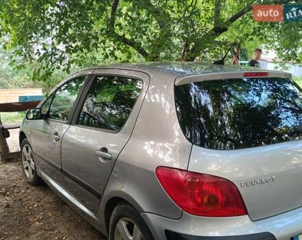 Серый Пежо 307, объемом двигателя 2 л и пробегом 260 тыс. км за 3500 $, фото 6 на Automoto.ua