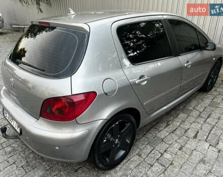 Сірий Пежо 307, об'ємом двигуна 2 л та пробігом 266 тис. км за 4700 $, фото 5 на Automoto.ua