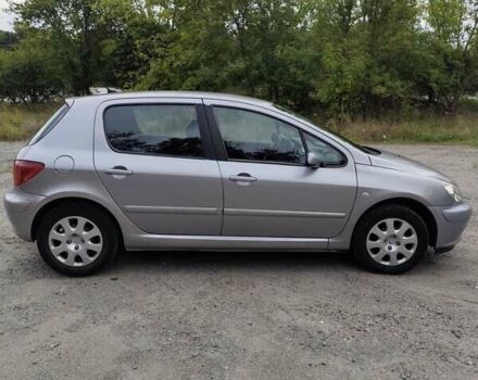 Серый Пежо 307, объемом двигателя 1.59 л и пробегом 146 тыс. км за 4300 $, фото 4 на Automoto.ua