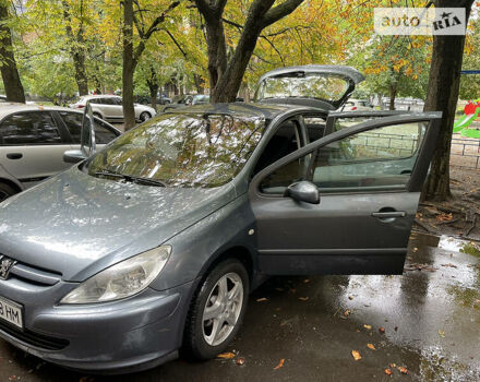 Сірий Пежо 307, об'ємом двигуна 1.6 л та пробігом 198 тис. км за 4500 $, фото 6 на Automoto.ua