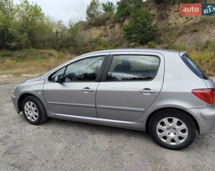 Серый Пежо 307, объемом двигателя 1.59 л и пробегом 146 тыс. км за 4300 $, фото 5 на Automoto.ua