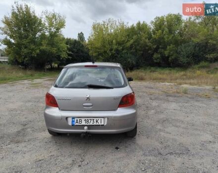 Серый Пежо 307, объемом двигателя 1.59 л и пробегом 146 тыс. км за 4300 $, фото 2 на Automoto.ua