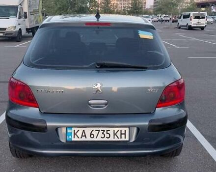 Серый Пежо 307, объемом двигателя 1.59 л и пробегом 229 тыс. км за 4300 $, фото 2 на Automoto.ua